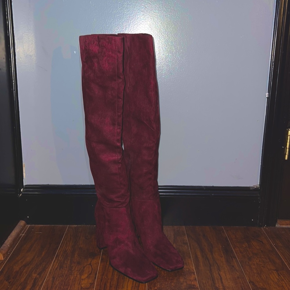 Nine West Suede Knee-High Boots